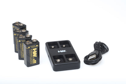 Battery Charger and 4 Rechargeable Batteries