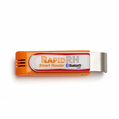 Rapid RH 5.0 Bluetooth Smart Reader, orange handheld reader with clip