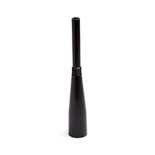 Vacuum attachment, black tapered nozzle for concrete test hole cleaning